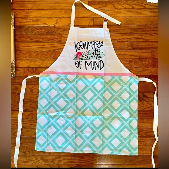 🐎Kentucky Derby Apron!🌹Kentucky State of Mind!🐎🌹 - Picture 3 of 9
